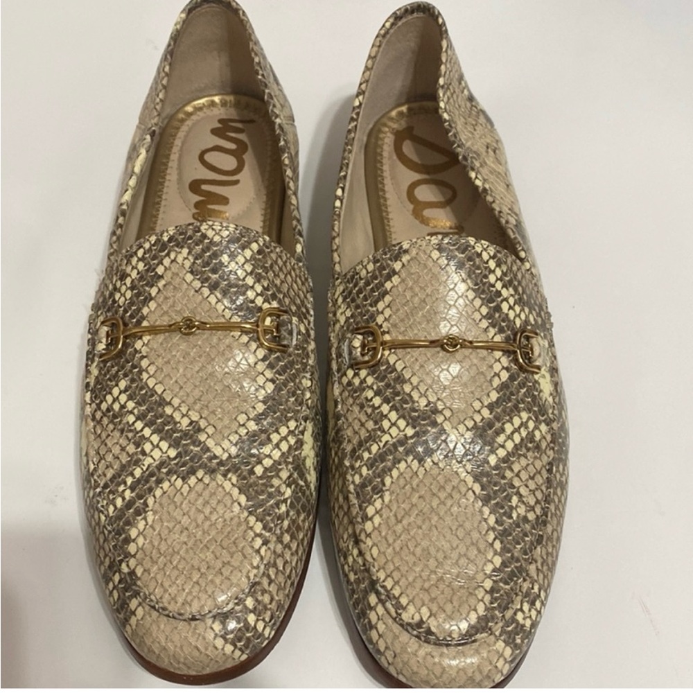 Sam Edelman Wheat Loraine Loafers, wheat snake
